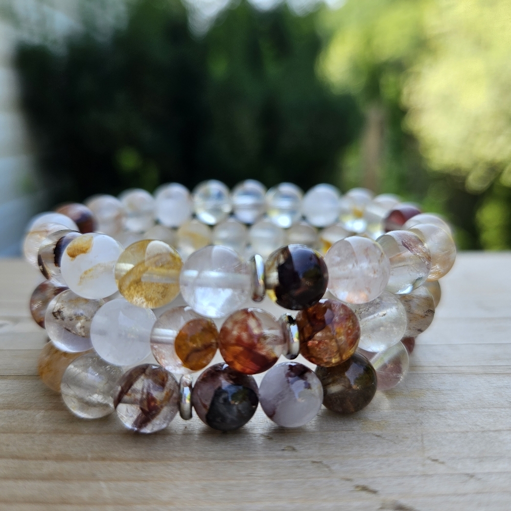 One Golden Healer/Fire Quartz Bracelet
